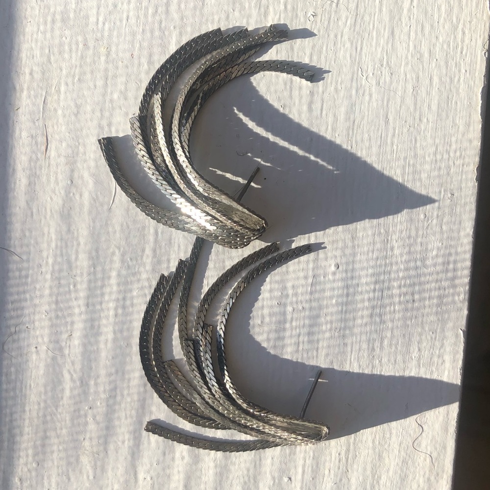 Silver earrings - Picture 2 of 3